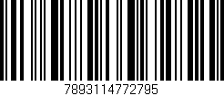 Código de barras (EAN, GTIN, SKU, ISBN): '7893114772795'