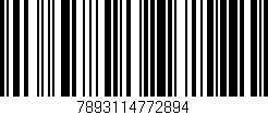 Código de barras (EAN, GTIN, SKU, ISBN): '7893114772894'