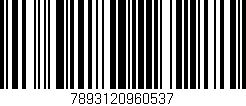 Código de barras (EAN, GTIN, SKU, ISBN): '7893120960537'