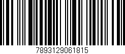 Código de barras (EAN, GTIN, SKU, ISBN): '7893129061815'