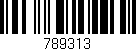 Código de barras (EAN, GTIN, SKU, ISBN): '789313'