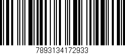 Código de barras (EAN, GTIN, SKU, ISBN): '7893134172933'