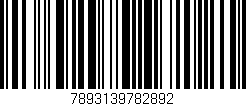 Código de barras (EAN, GTIN, SKU, ISBN): '7893139782892'