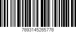 Código de barras (EAN, GTIN, SKU, ISBN): '7893145265778'
