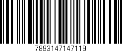 Código de barras (EAN, GTIN, SKU, ISBN): '7893147147119'
