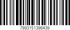 Código de barras (EAN, GTIN, SKU, ISBN): '7893151398439'