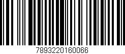 Código de barras (EAN, GTIN, SKU, ISBN): '7893220160066'