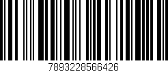 Código de barras (EAN, GTIN, SKU, ISBN): '7893228566426'