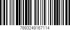 Código de barras (EAN, GTIN, SKU, ISBN): '7893249167114'