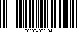 Código de barras (EAN, GTIN, SKU, ISBN): '789324933/34'