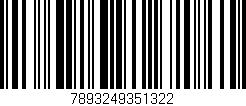 Código de barras (EAN, GTIN, SKU, ISBN): '7893249351322'