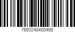 Código de barras (EAN, GTIN, SKU, ISBN): '7893249400488'