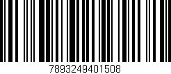 Código de barras (EAN, GTIN, SKU, ISBN): '7893249401508'