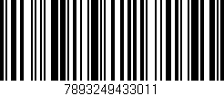 Código de barras (EAN, GTIN, SKU, ISBN): '7893249433011'