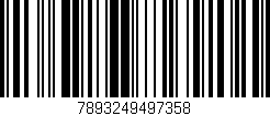 Código de barras (EAN, GTIN, SKU, ISBN): '7893249497358'