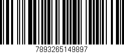 Código de barras (EAN, GTIN, SKU, ISBN): '7893265149897'