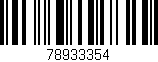 Código de barras (EAN, GTIN, SKU, ISBN): '78933354'