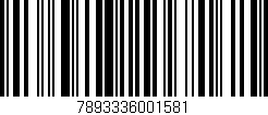 Código de barras (EAN, GTIN, SKU, ISBN): '7893336001581'