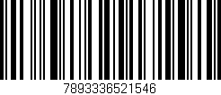 Código de barras (EAN, GTIN, SKU, ISBN): '7893336521546'