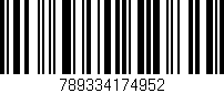 Código de barras (EAN, GTIN, SKU, ISBN): '789334174952'