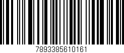 Código de barras (EAN, GTIN, SKU, ISBN): '7893385610161'
