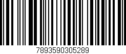 Código de barras (EAN, GTIN, SKU, ISBN): '7893590305289'