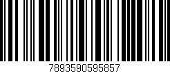 Código de barras (EAN, GTIN, SKU, ISBN): '7893590595857'