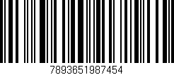 Código de barras (EAN, GTIN, SKU, ISBN): '7893651987454'
