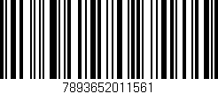 Código de barras (EAN, GTIN, SKU, ISBN): '7893652011561'