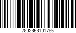 Código de barras (EAN, GTIN, SKU, ISBN): '7893658101785'
