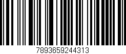 Código de barras (EAN, GTIN, SKU, ISBN): '7893659244313'