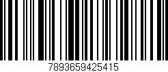 Código de barras (EAN, GTIN, SKU, ISBN): '7893659425415'