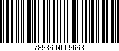 Código de barras (EAN, GTIN, SKU, ISBN): '7893694009663'