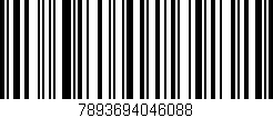 Código de barras (EAN, GTIN, SKU, ISBN): '7893694046088'