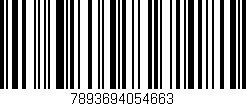 Código de barras (EAN, GTIN, SKU, ISBN): '7893694054663'