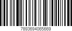 Código de barras (EAN, GTIN, SKU, ISBN): '7893694065669'
