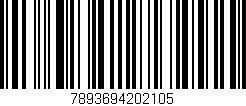 Código de barras (EAN, GTIN, SKU, ISBN): '7893694202105'