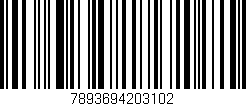 Código de barras (EAN, GTIN, SKU, ISBN): '7893694203102'