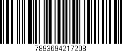 Código de barras (EAN, GTIN, SKU, ISBN): '7893694217208'