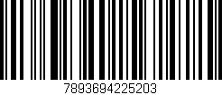 Código de barras (EAN, GTIN, SKU, ISBN): '7893694225203'