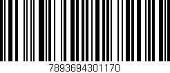 Código de barras (EAN, GTIN, SKU, ISBN): '7893694301170'
