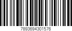 Código de barras (EAN, GTIN, SKU, ISBN): '7893694301576'