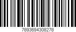 Código de barras (EAN, GTIN, SKU, ISBN): '7893694308278'