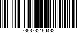 Código de barras (EAN, GTIN, SKU, ISBN): '7893732190483'