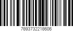 Código de barras (EAN, GTIN, SKU, ISBN): '7893732218606'