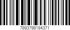 Código de barras (EAN, GTIN, SKU, ISBN): '7893798194371'