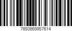 Código de barras (EAN, GTIN, SKU, ISBN): '7893869957614'