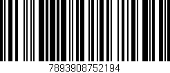 Código de barras (EAN, GTIN, SKU, ISBN): '7893908752194'