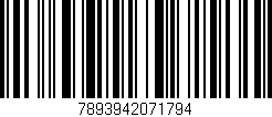 Código de barras (EAN, GTIN, SKU, ISBN): '7893942071794'