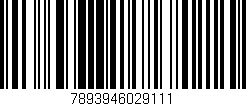 Código de barras (EAN, GTIN, SKU, ISBN): '7893946029111'